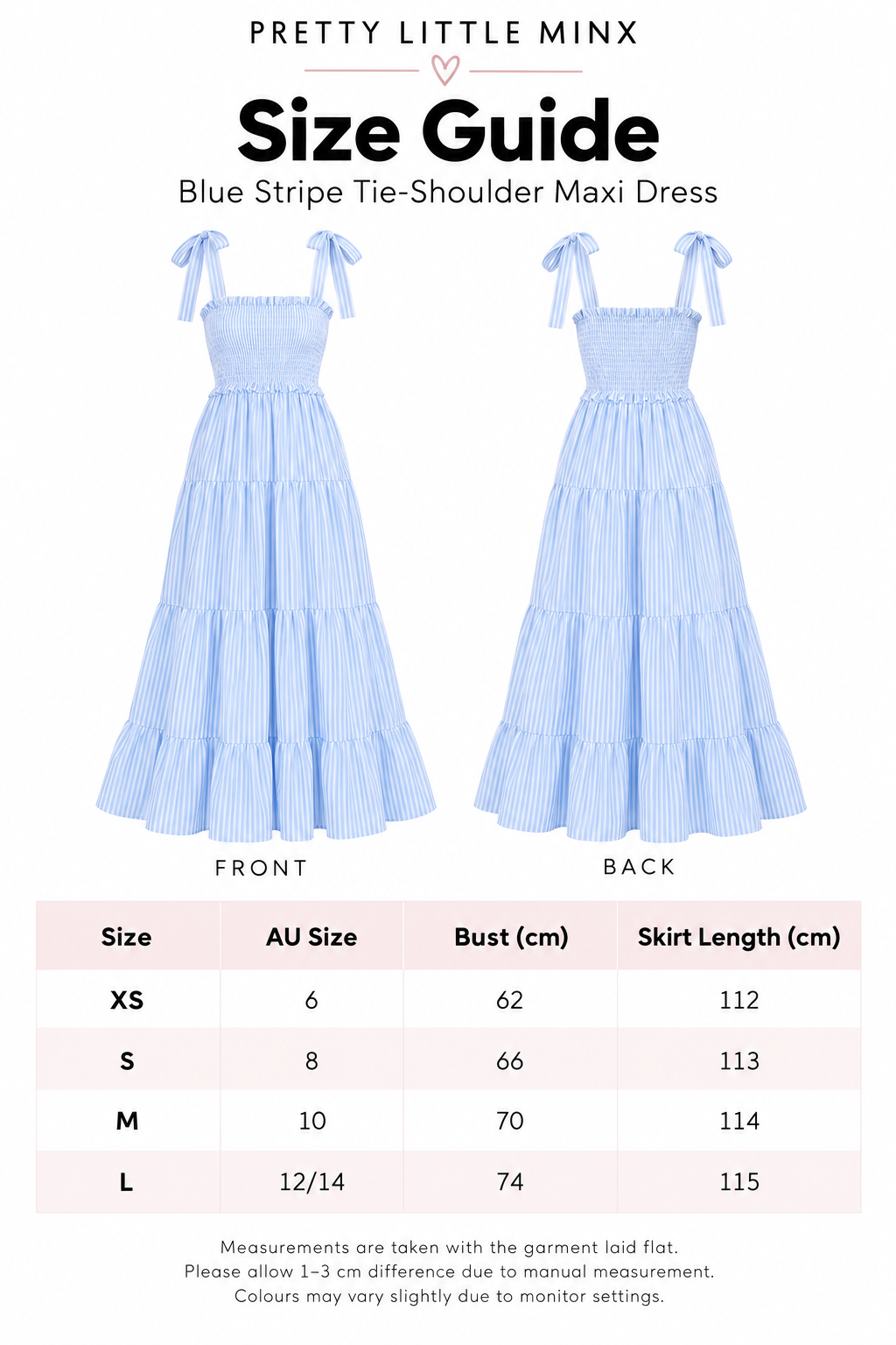 Aurelia Stripe Tie-Strap Maxi Dress – Pink