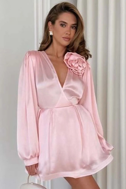 Rosé Allure Mini Dress