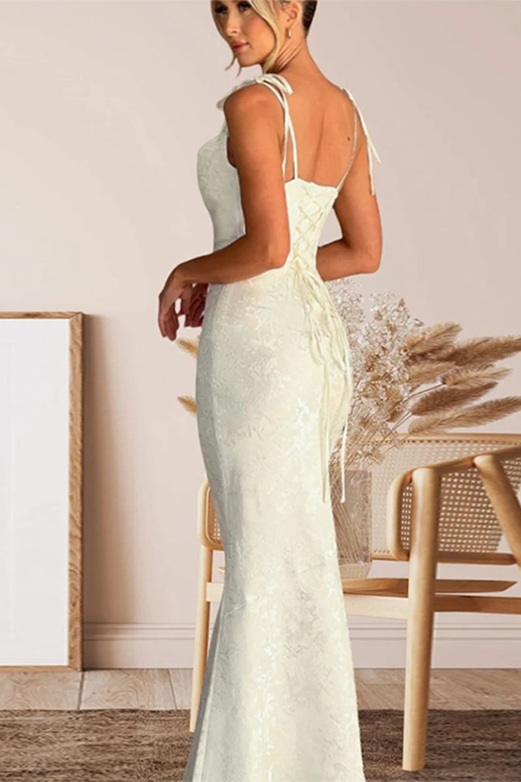 elegance glam maxi dress Elegant Ocean-Inspired Sequin Maxi Dress with Slit blue / 1X-Large