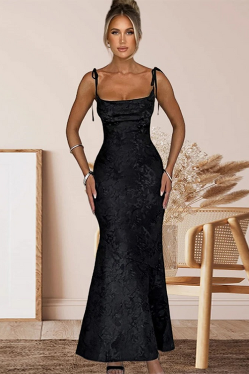 Elegance Maxi Dress Black