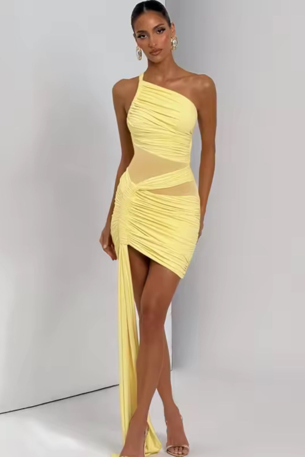 Aurora One-Shoulder Mini Dress