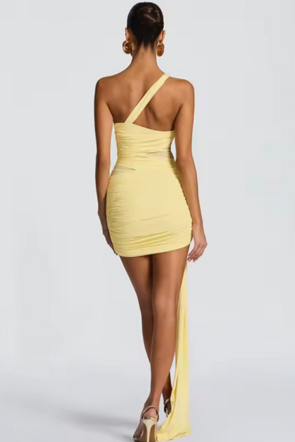 Aurora One-Shoulder Mini Dress