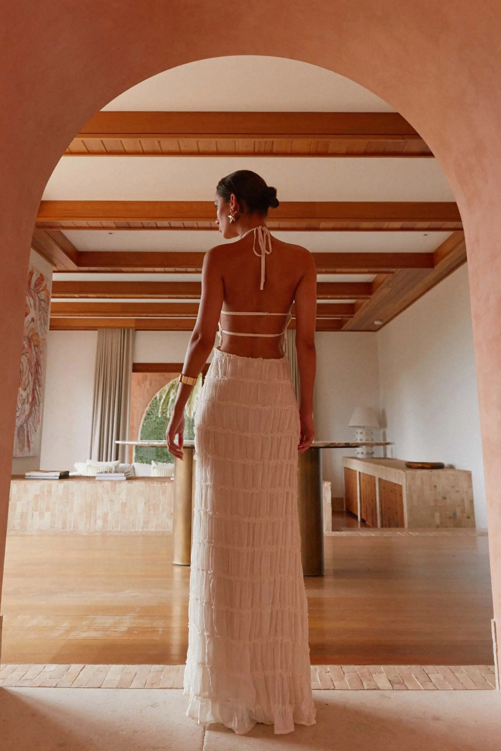 Isla Halter Maxi Dress Black