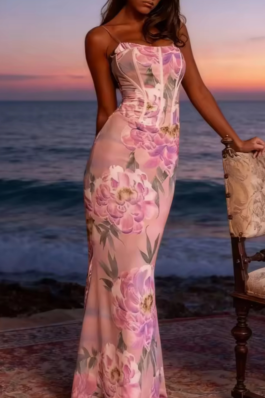 Peony Dream Maxi Dress