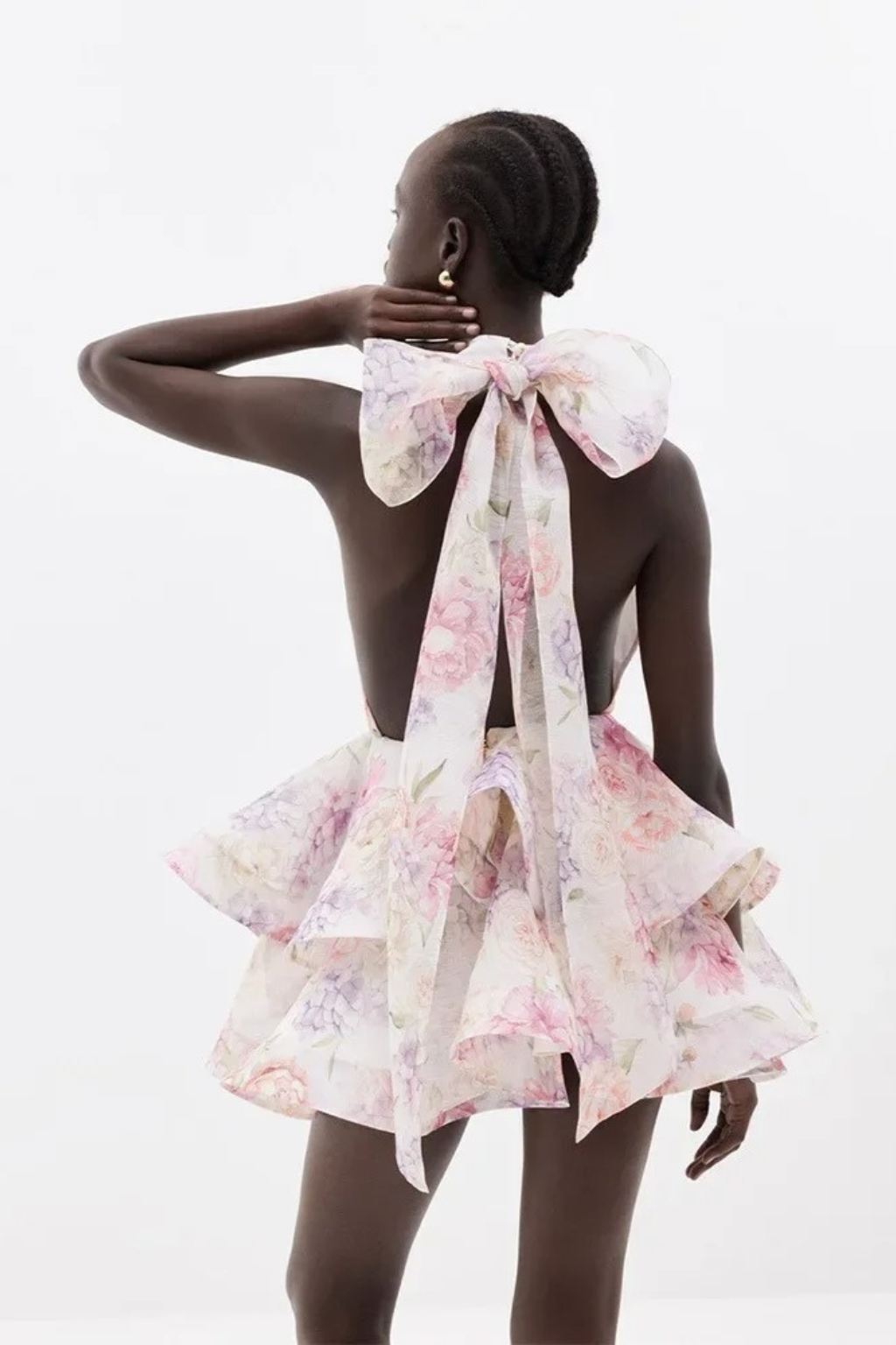 Bloom Backless Mini Dress