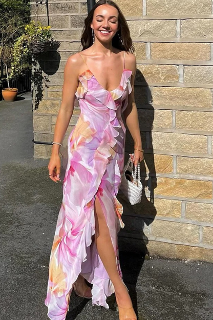 Sunset Bloom Maxi Dress