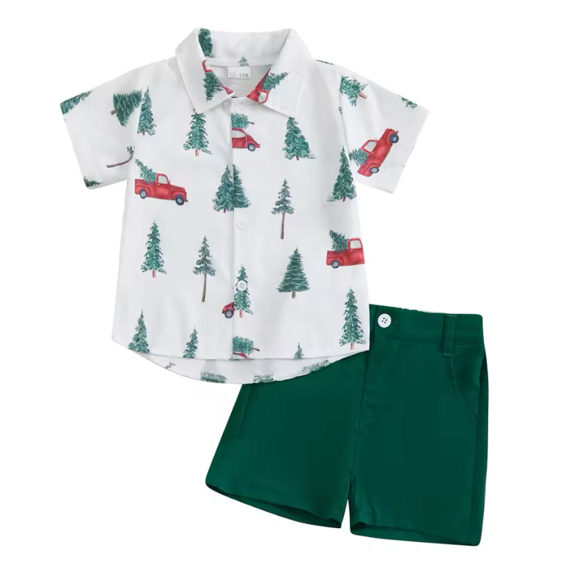 Christmas Car Boy Set
