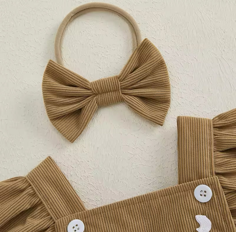 Gingerbread Candy Romper