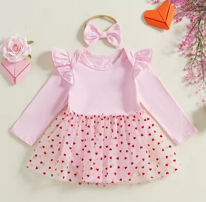 Hearts Tutu Romper