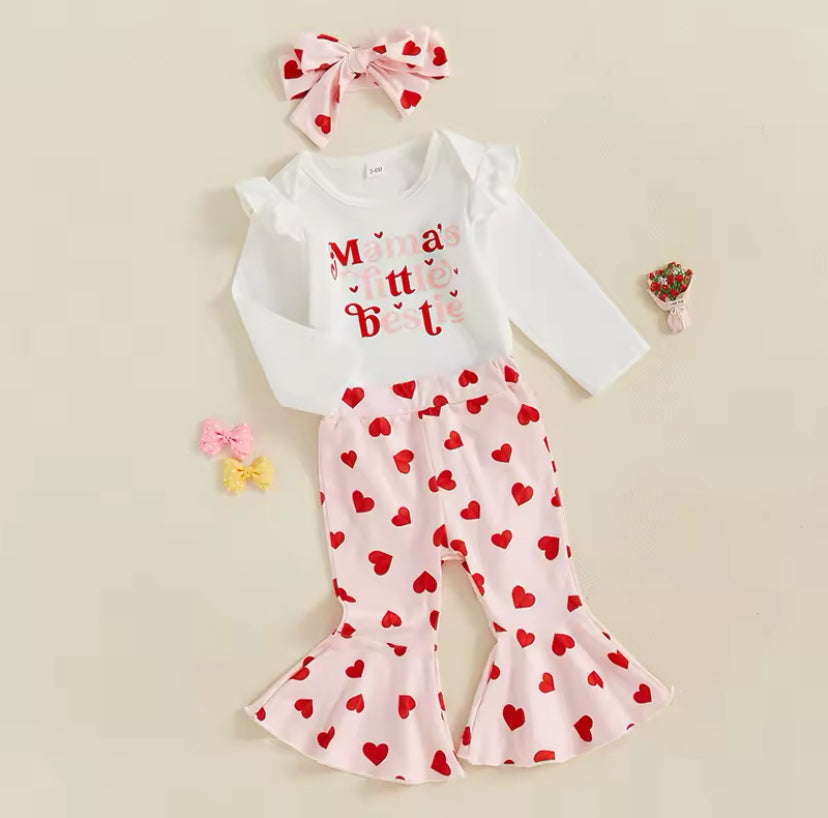 Mamas Bestie Heart Set