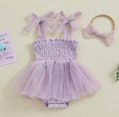 Ivy Romper Lilac