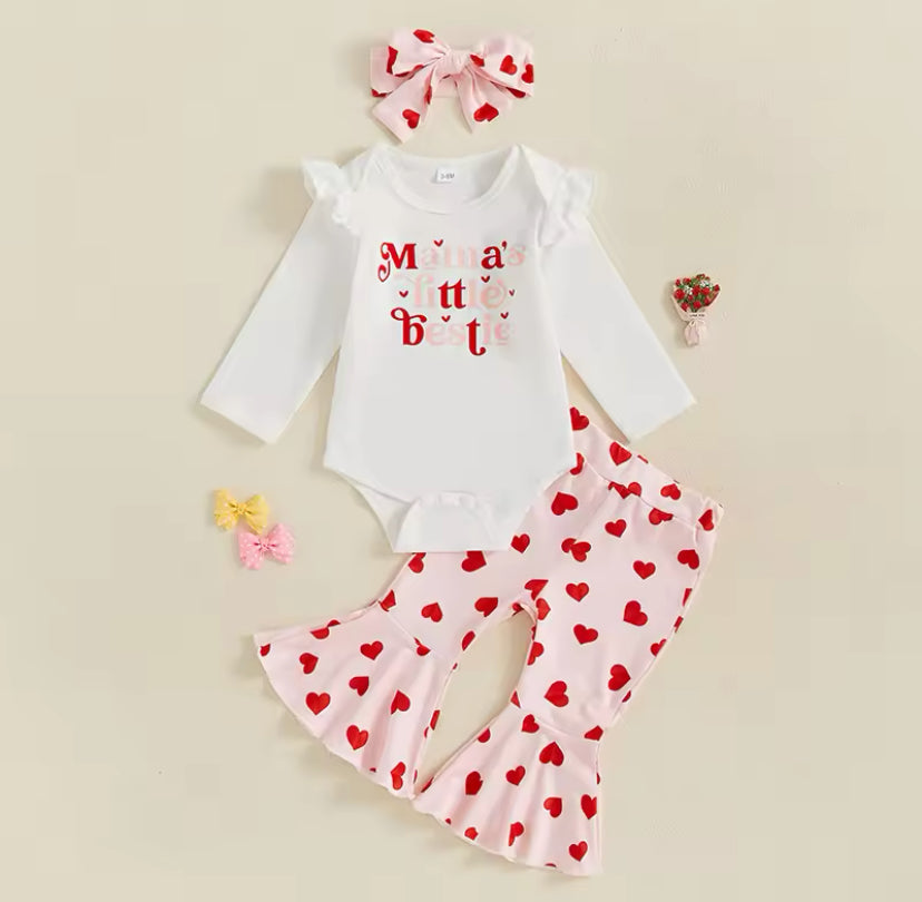 Mamas Bestie Heart Set