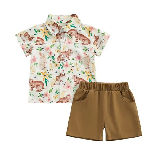 Easter Joy Shirt Boy Set