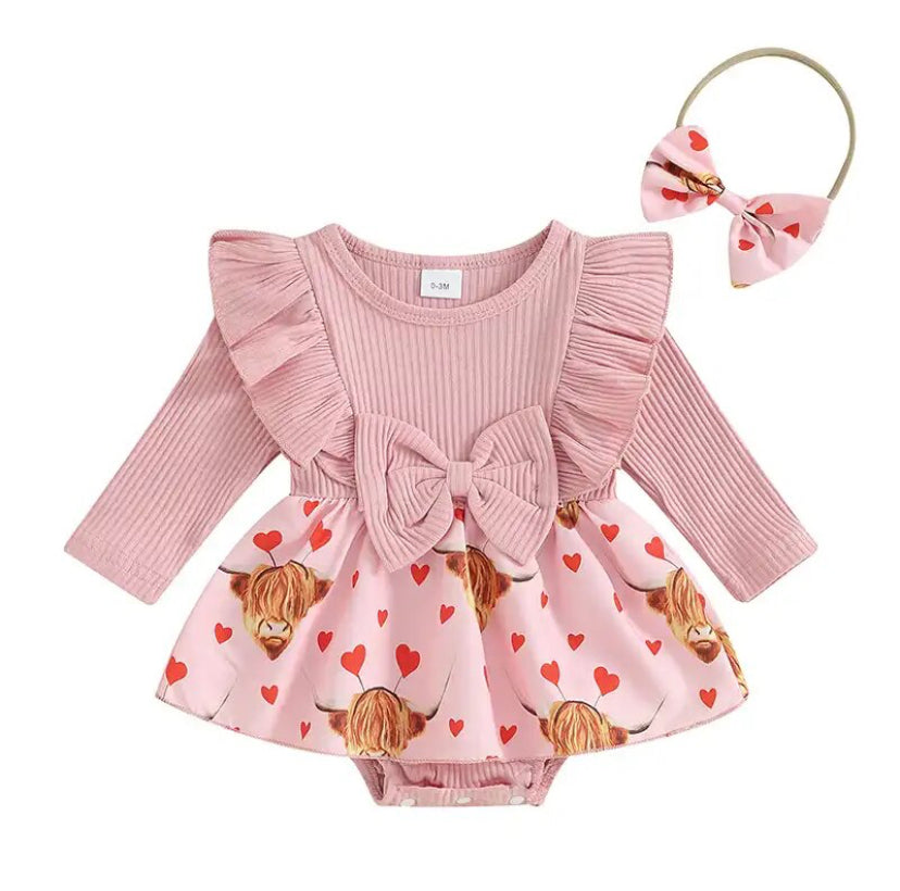 Highland Hearts Romper