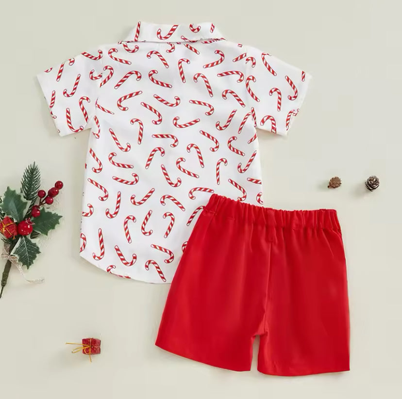 Candy Cane Boy Set