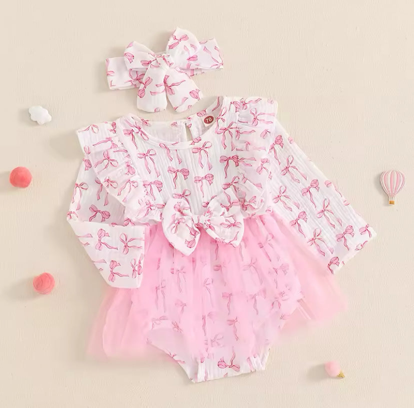 Bow Tutu Romper