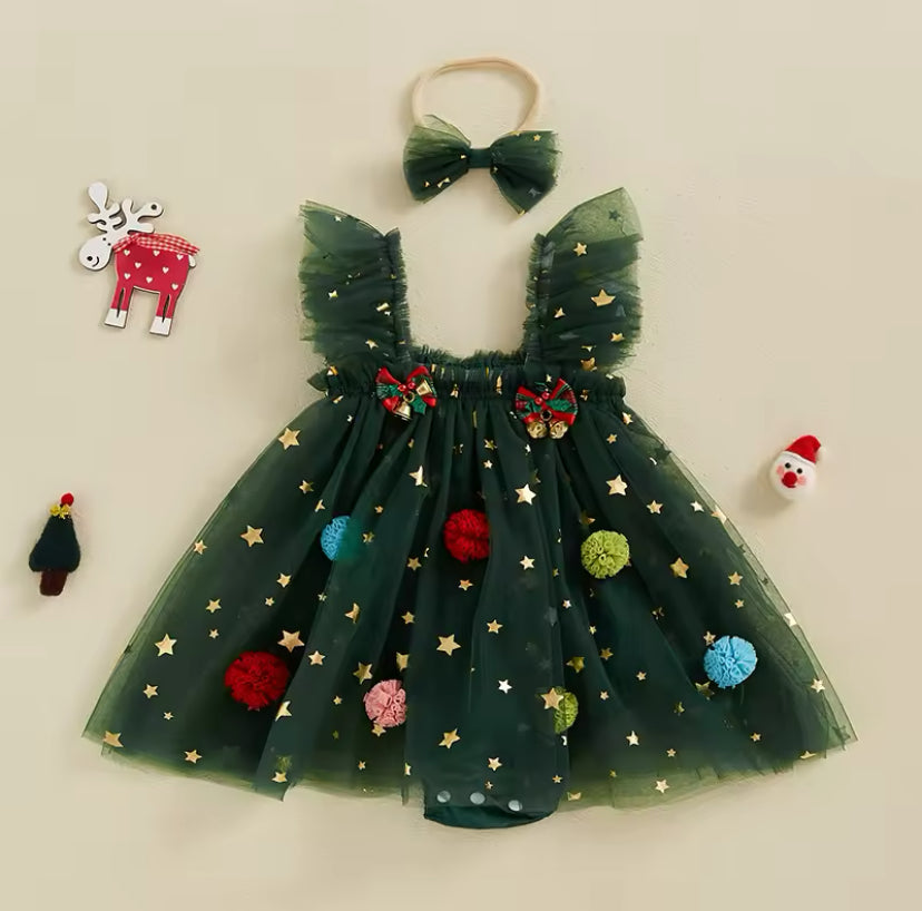 Christmas Greens Romper