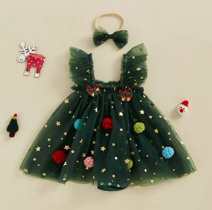 Christmas Greens Romper