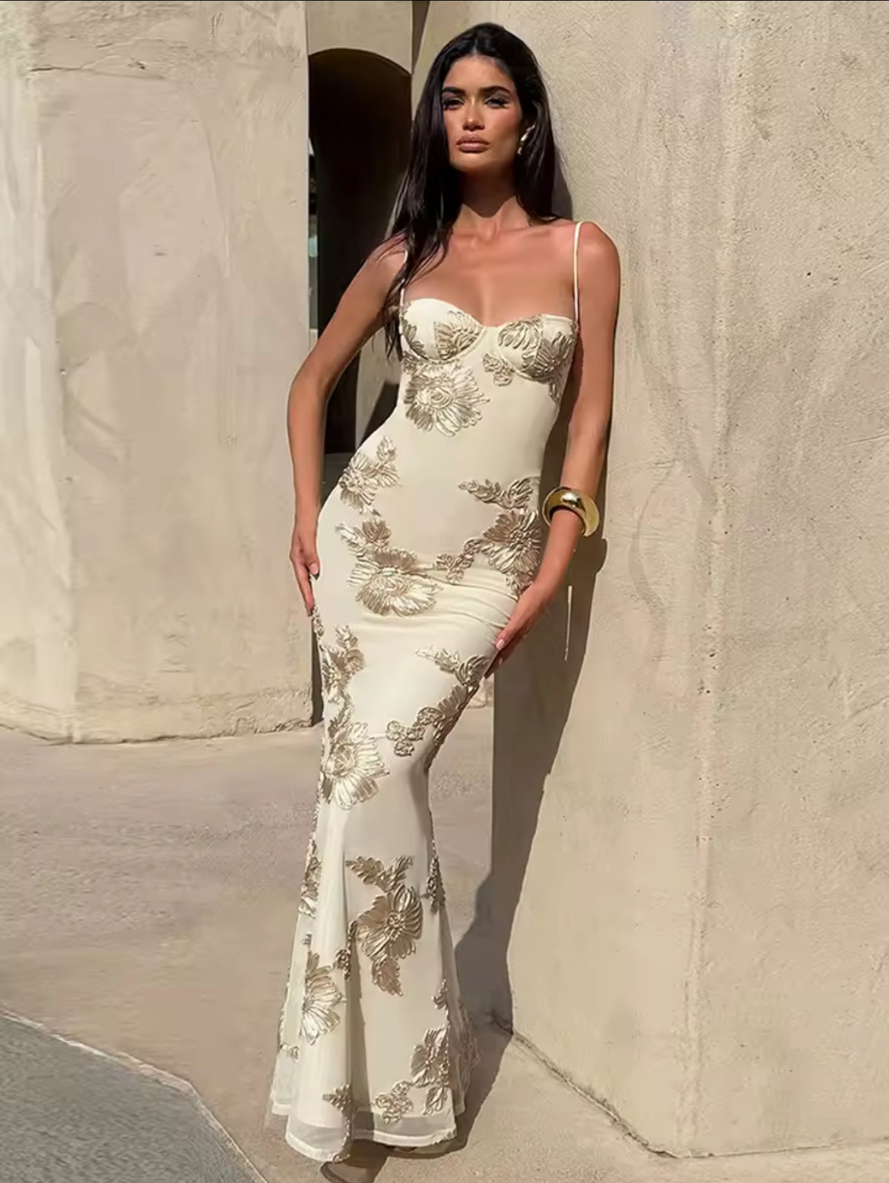 santorini dress in off white retro floral ASTR the Label REVOLVE Santorini Dress in Off White Retro Floral sz M