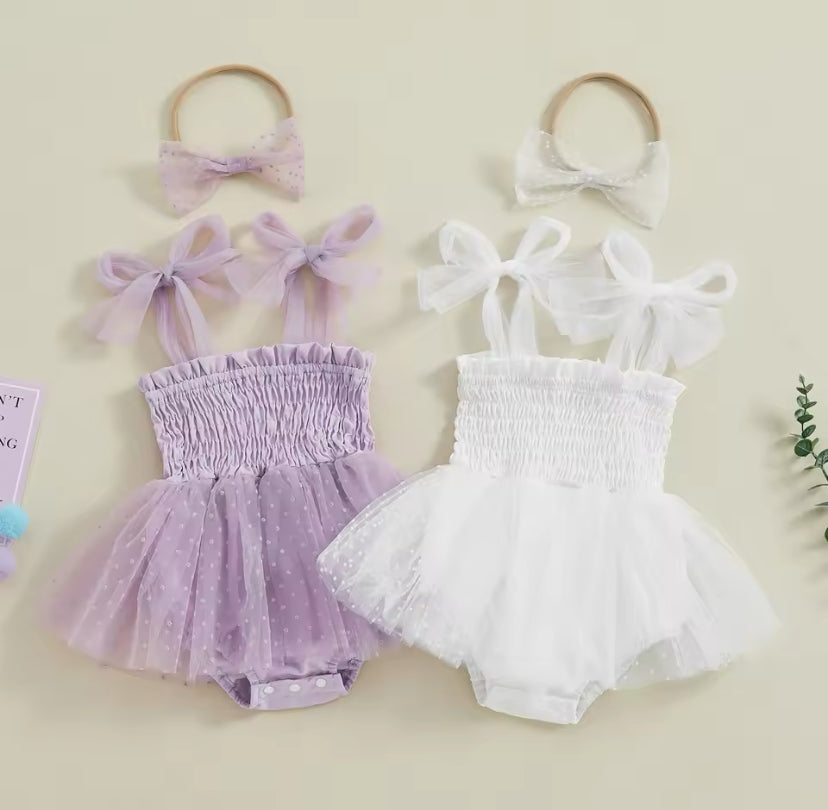 Ivy Romper Lilac