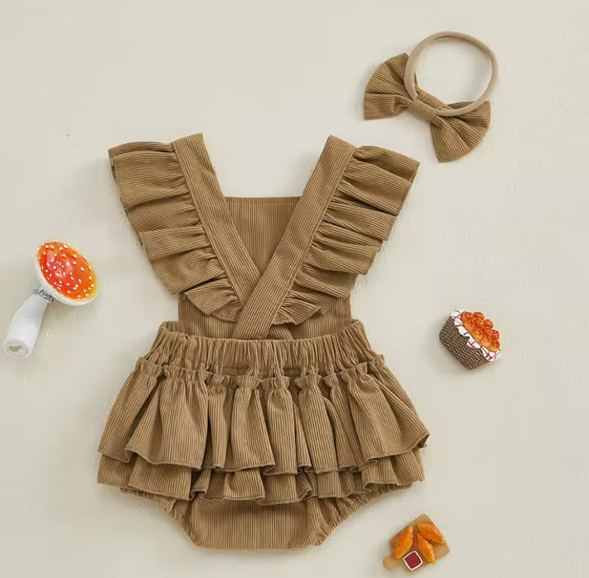 Gingerbread Candy Romper