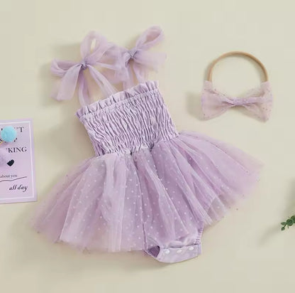 Ivy Romper Lilac