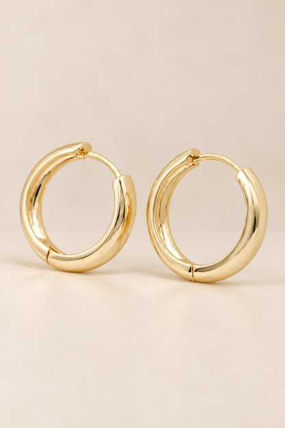 Gold Essential Hoop Earrings