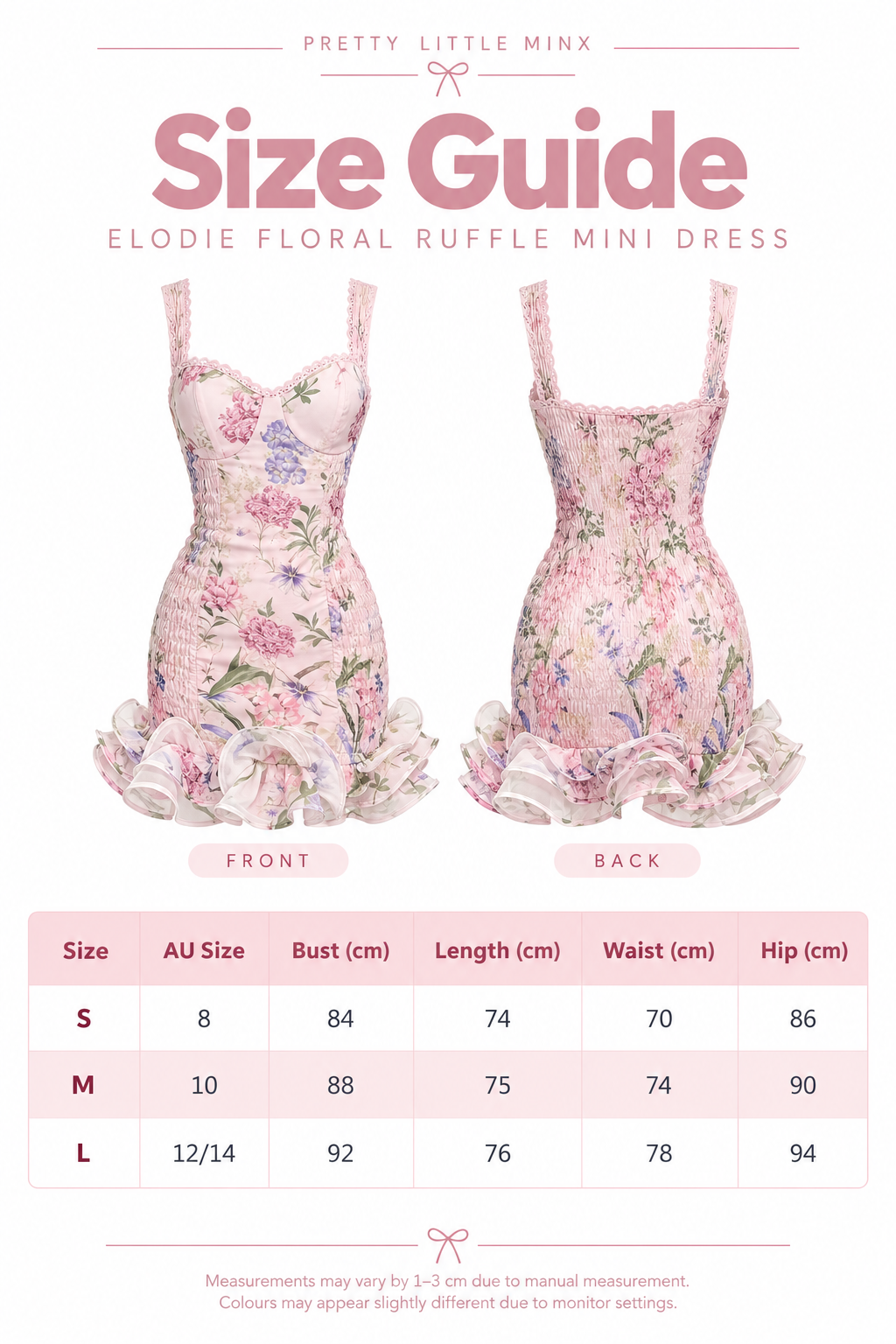 Elodie Floral Ruffle Mini Dress