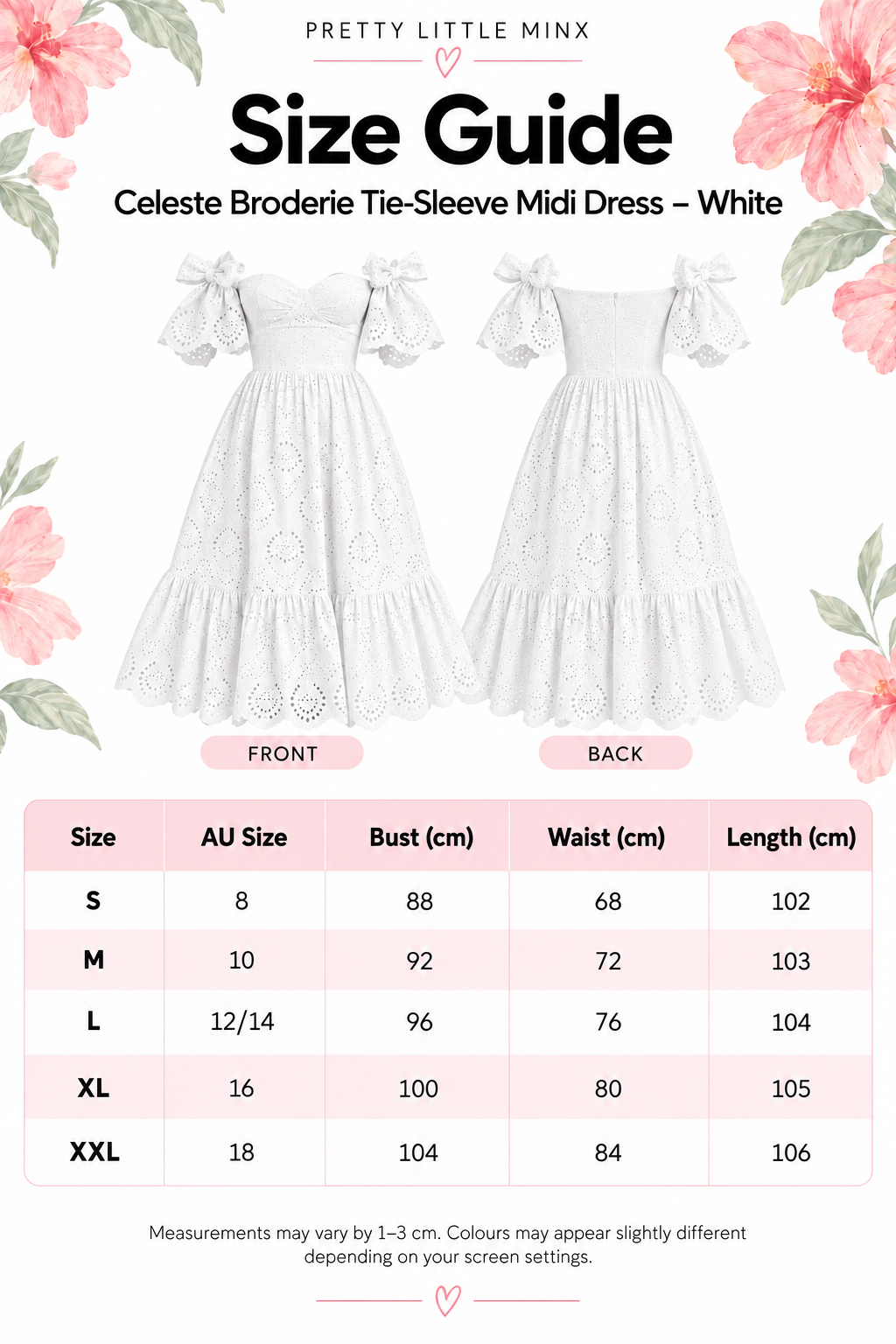 Florence Broderie Tie-Sleeve Midi Dress – Blush Pink
