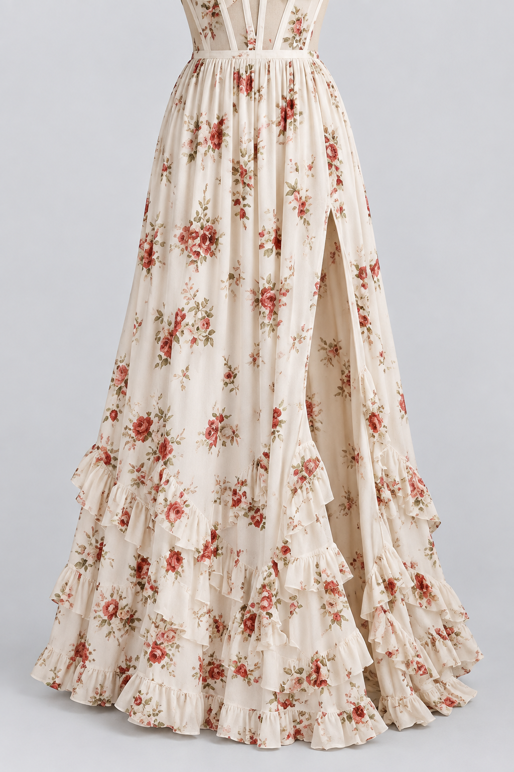 Aurelia Rose Corset Maxi Dress