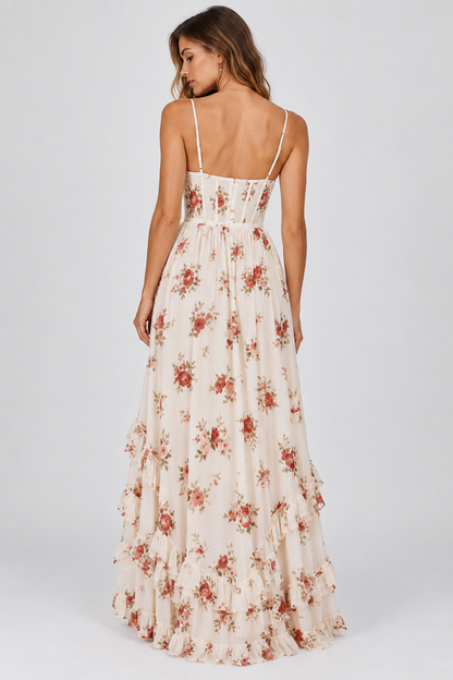 Aurelia Rose Corset Maxi Dress