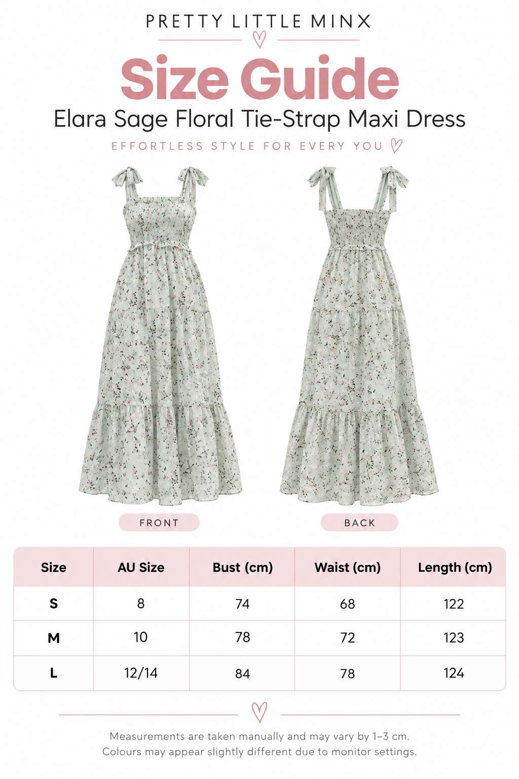 Elara Sage Floral Tie-Strap Maxi Dress
