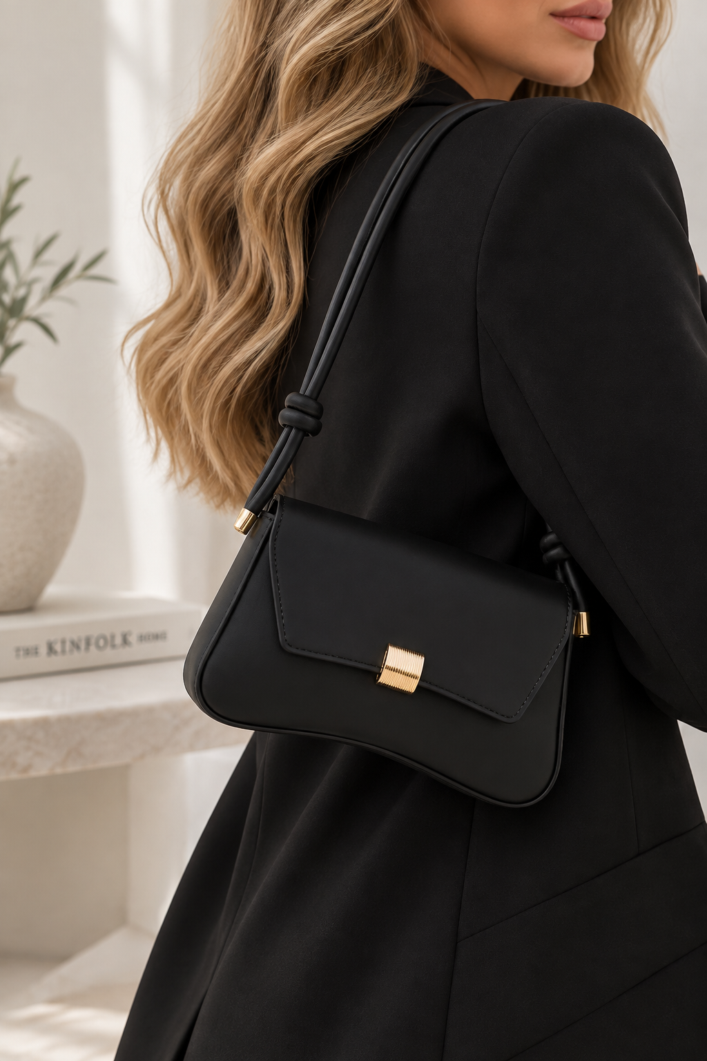 Sabine Mini Shoulder Bag Black
