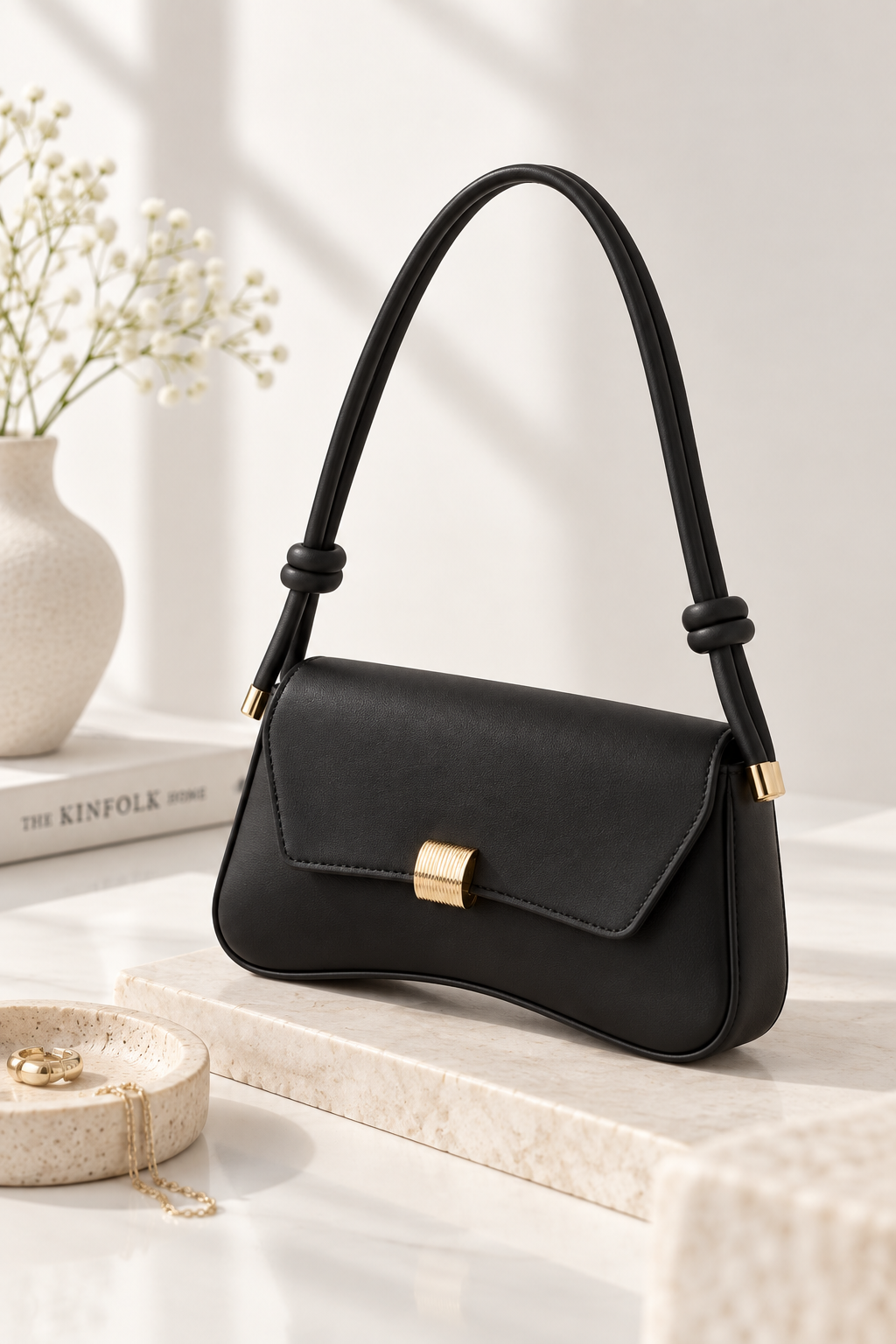 Sabine Mini Shoulder Bag Black