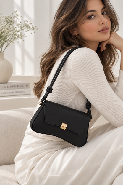 Sabine Mini Shoulder Bag Black