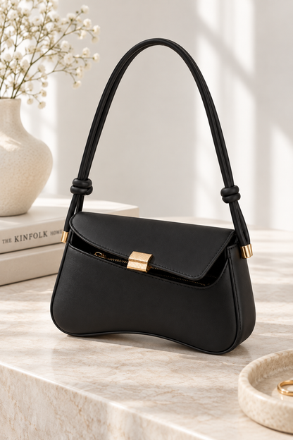Sabine Mini Shoulder Bag Black