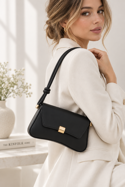 Sabine Mini Shoulder Bag Black