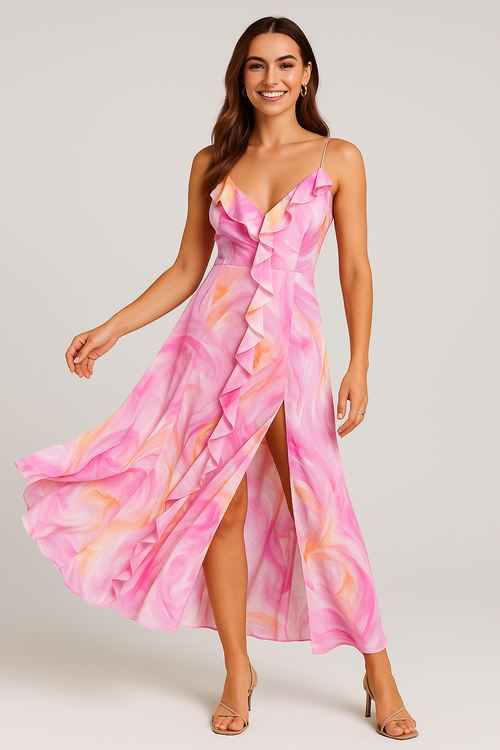 Sunset Bloom Maxi Dress
