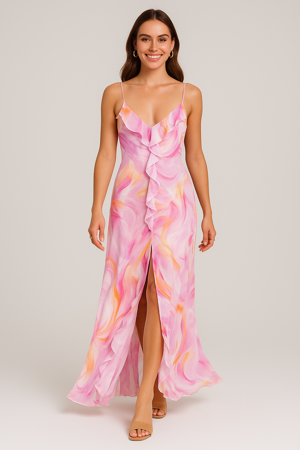 Sunset Bloom Maxi Dress