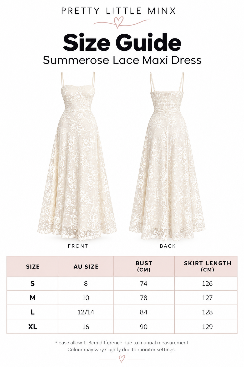 Elowen Ivory Lace Maxi Dress