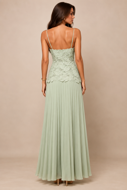 Seraphina Baby Blue Square Neck Backless Maxi Dress