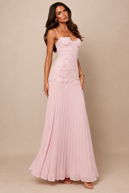 Seraphina Baby Blue Square Neck Backless Maxi Dress