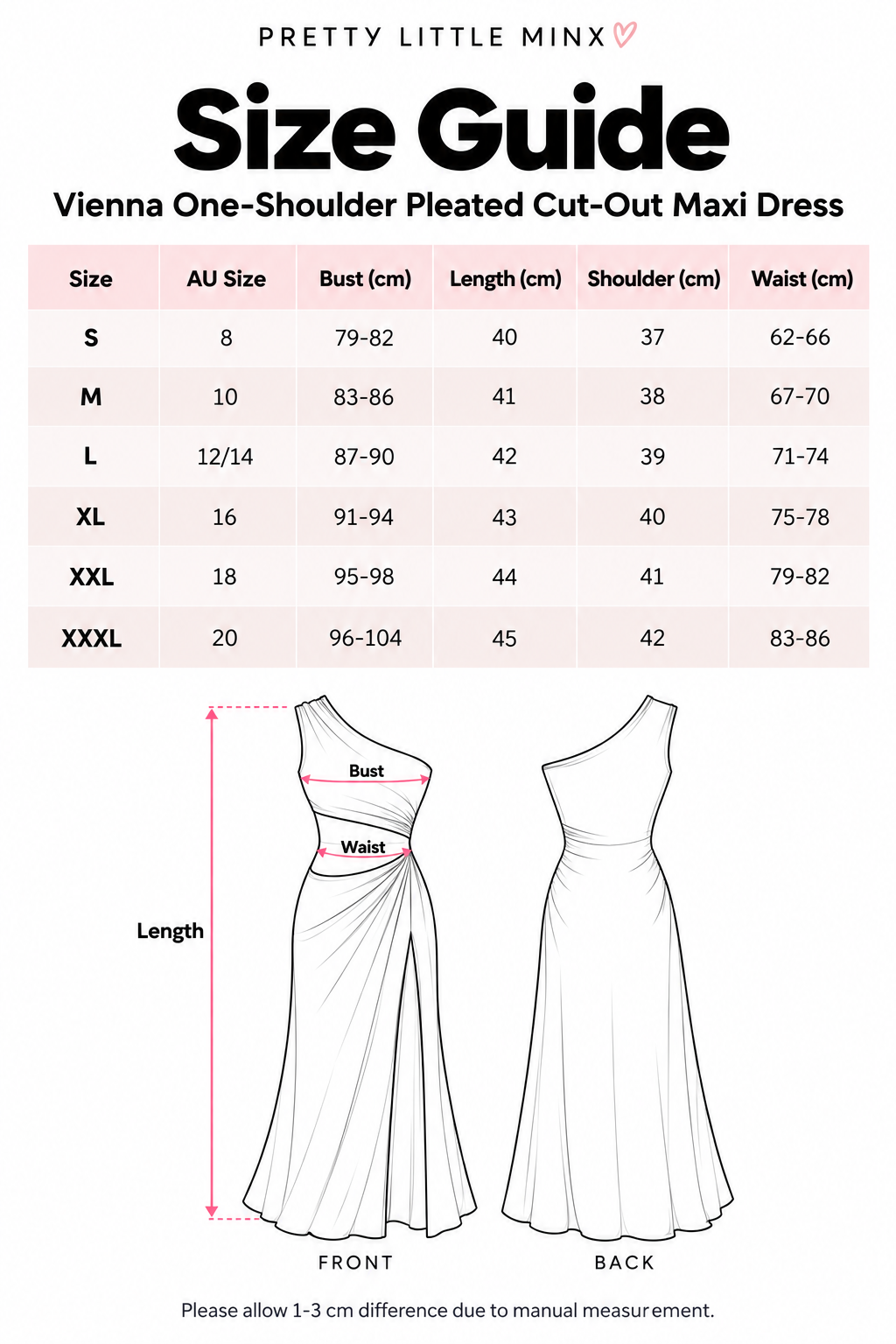 Vienna One-Shoulder Pleated Cut-Out Maxi Dress