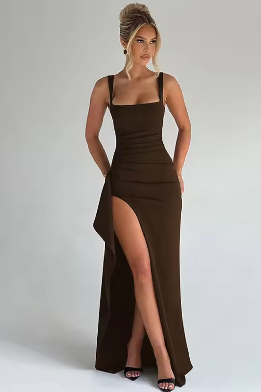Envy Maxi Dress Brown