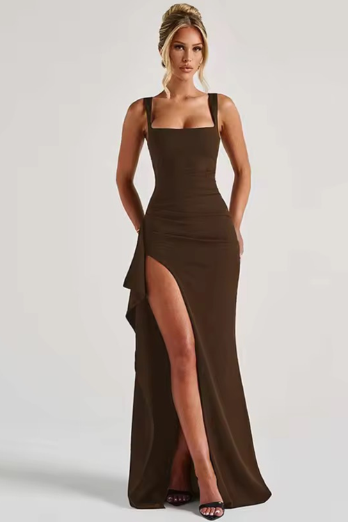 Envy Maxi Dress Brown