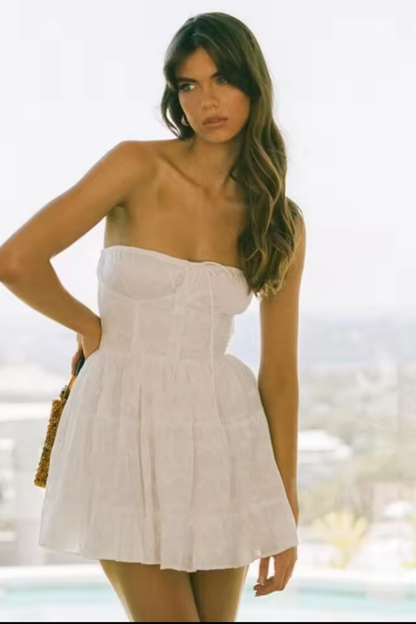 Enchanted Lace Corset Mini Dress