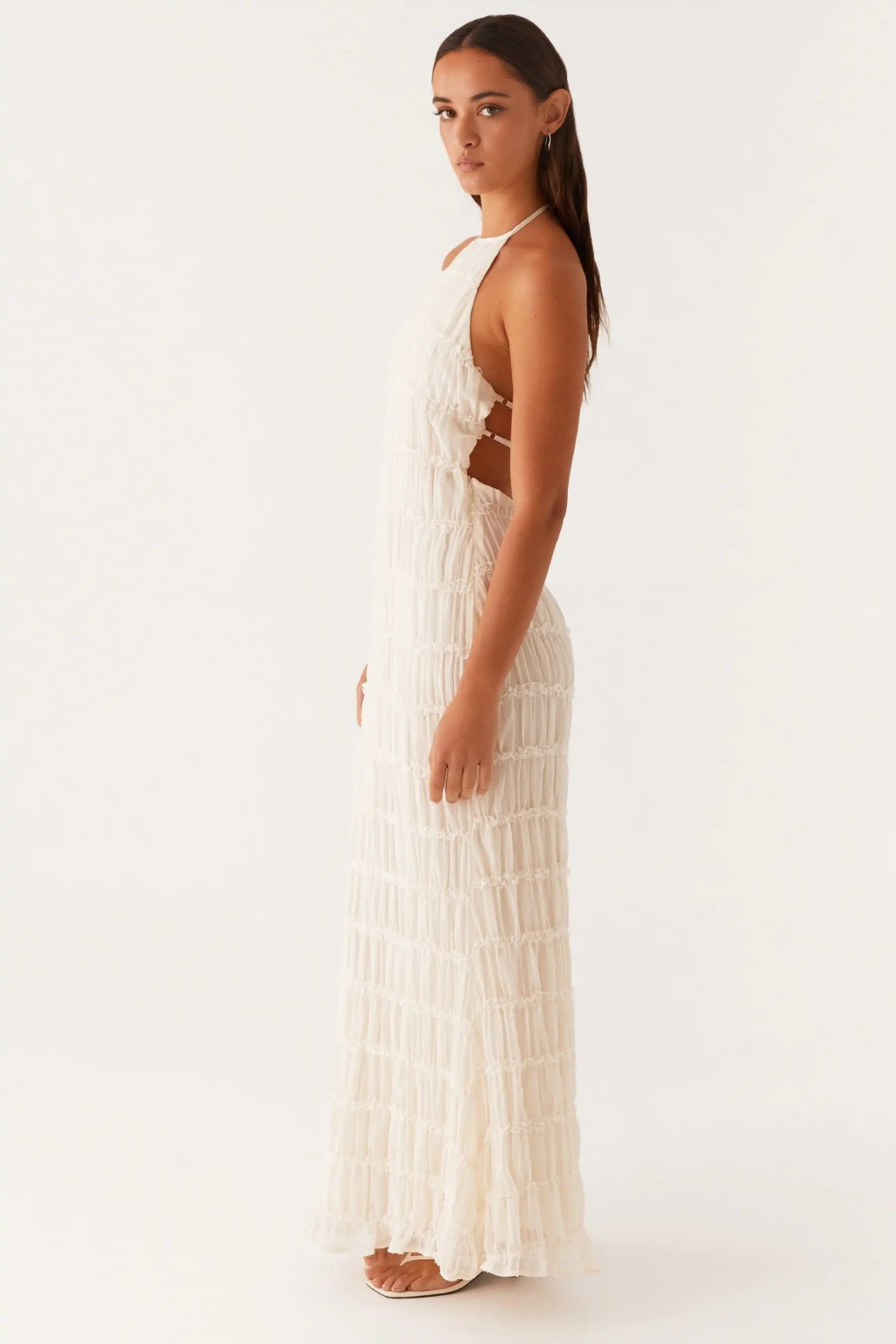 Isla Halter Maxi Dress Black